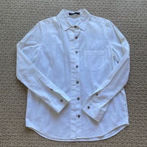 Jenni Kayne White Button Down Shirt Size Small